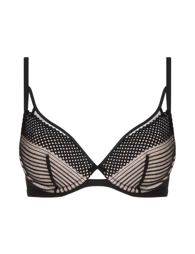 Chantelle Play Plunge T-Shirt Bra Black