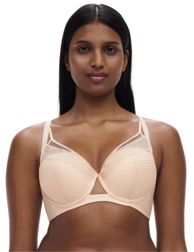 Chantelle Play Plunge T-Shirt Bra Golden Beige