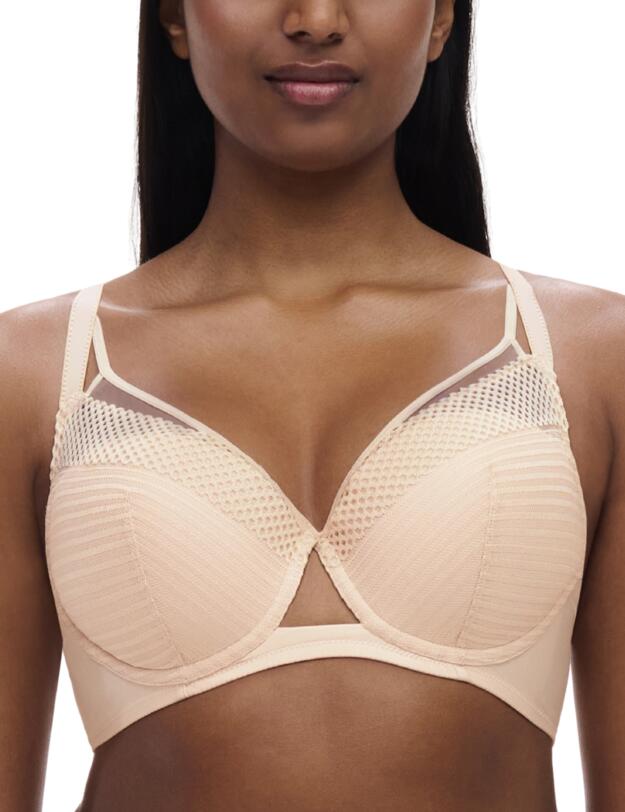 Chantelle Play Plunge T-Shirt Bra Golden Beige