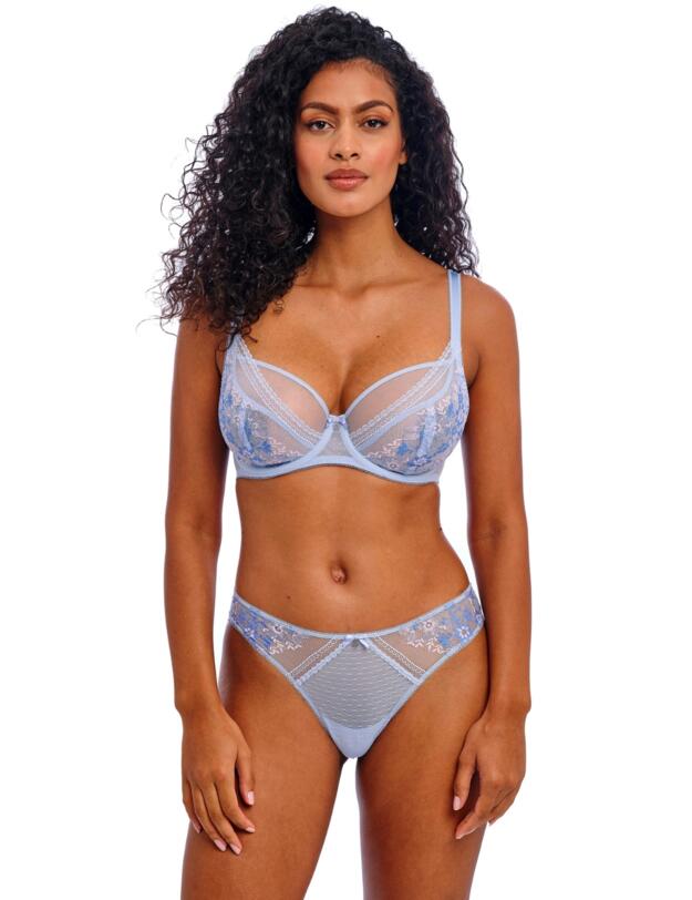 Freya Sydnie Underwired High Apex Plunge Bra Chambray