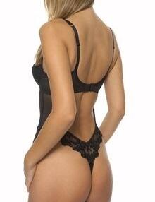 Panache Venus Thong Body 3414 Black Only £19.99 - Black Body