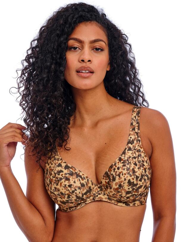 Freya Arizona Wave High Apex Bikini Top Dune