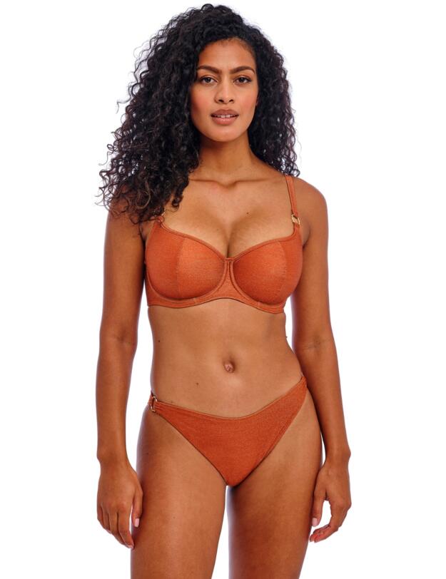 Freya Arizona Wave High Leg Bikini Brief Golden Hour