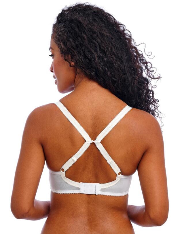 Freya Fascinate Underwired Moulded Plunge T-Shirt Bra White