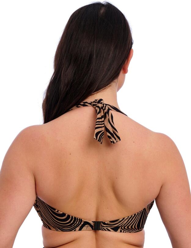 Fantasie Pemba Island Underwired Twist Bandeau Bikini Top Mocha