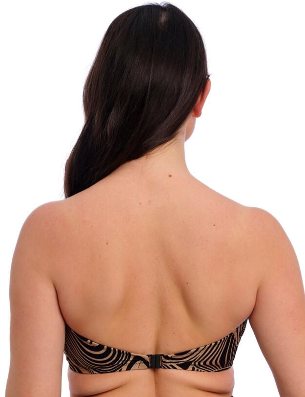 Fantasie Pemba Island Underwired Twist Bandeau Bikini Top Mocha