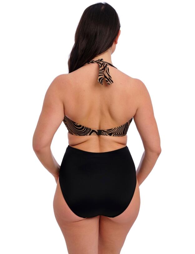 Fantasie Pemba Island Underwired Twist Bandeau Bikini Top Mocha