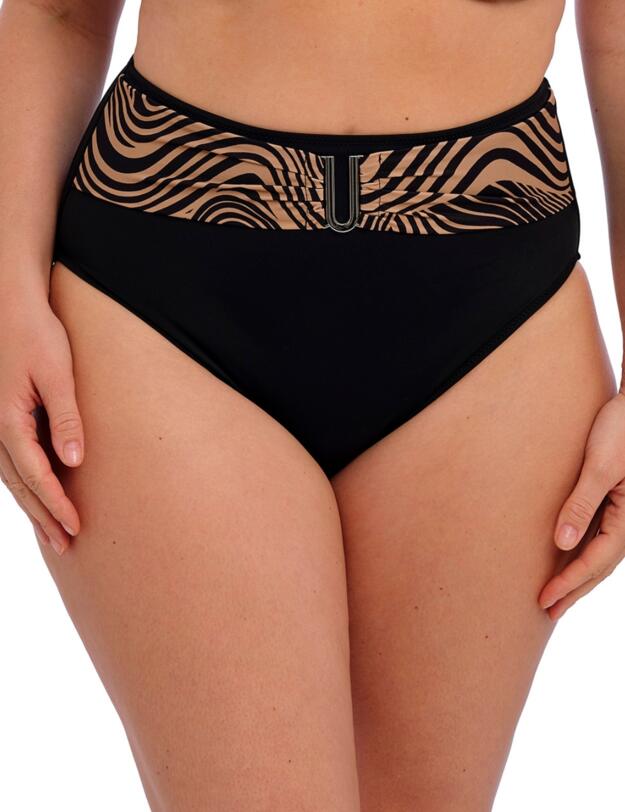 Fantasie Pemba Island High Waist Bikini Brief Mocha
