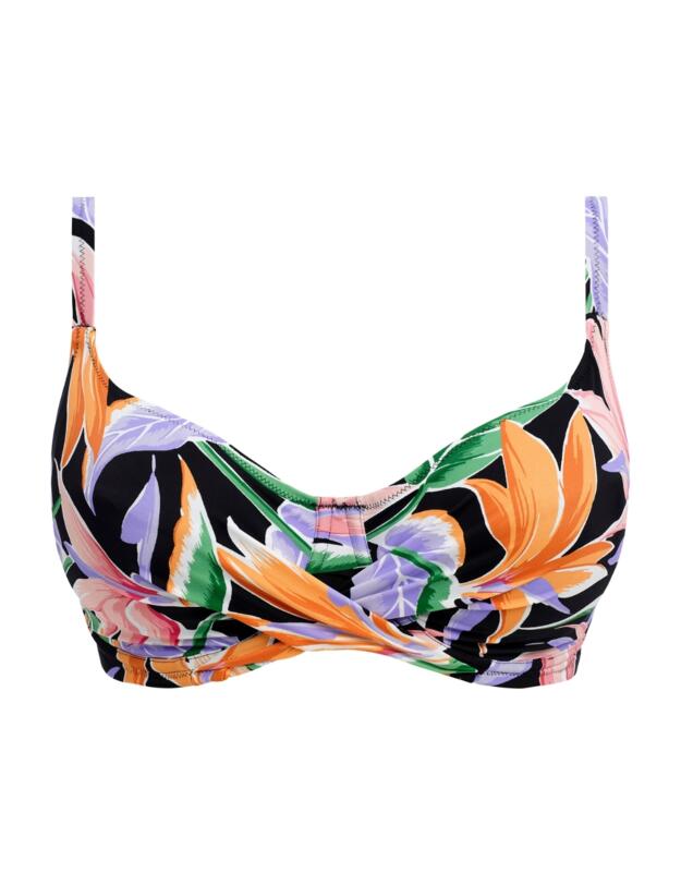 Fantasie Mykonos Cove Underwired Full Cup Bikini Top Black