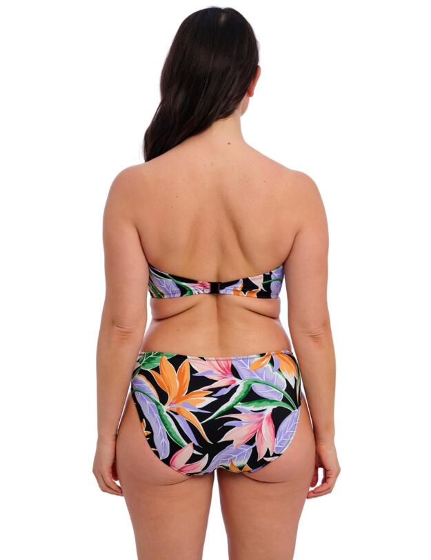 Fantasie Mykonos Cove Mid Rise Bikini Brief Black