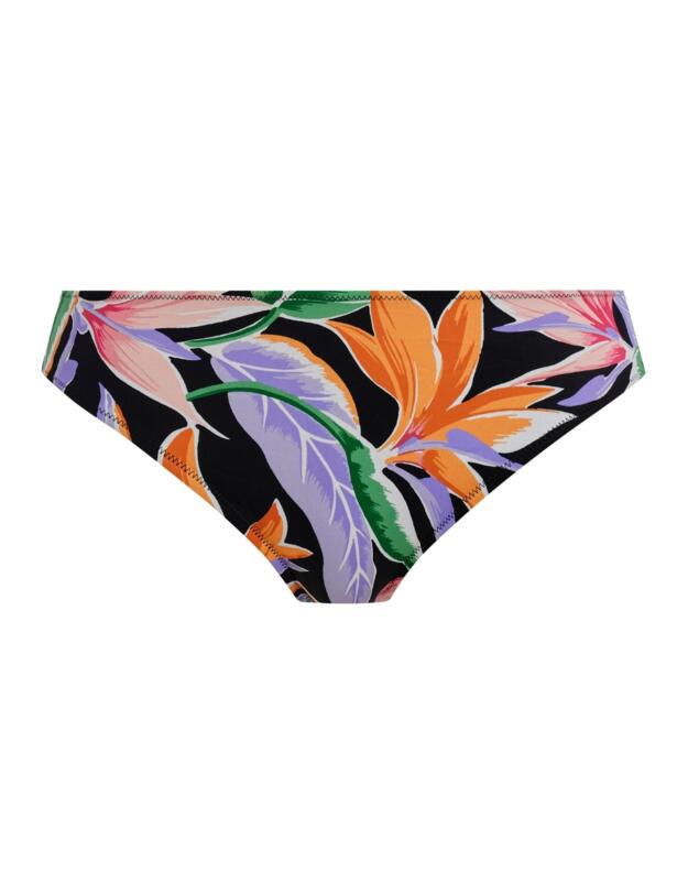 Fantasie Mykonos Cove Mid Rise Bikini Brief Black