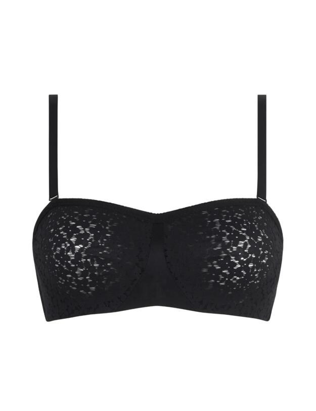 Chantelle Norah Bandeau Bra Black