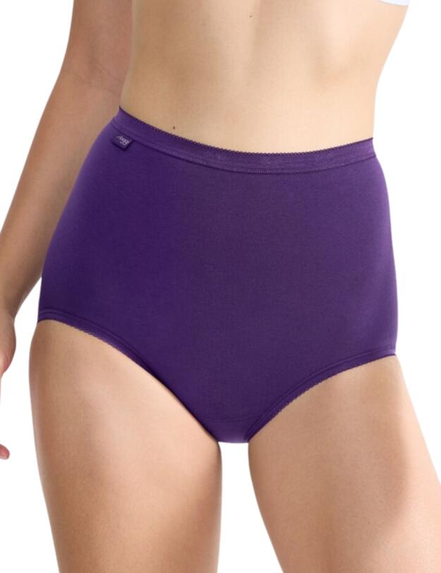 Sloggi Basic+ Maxi Briefs 3 Pack Multiple Colours 18