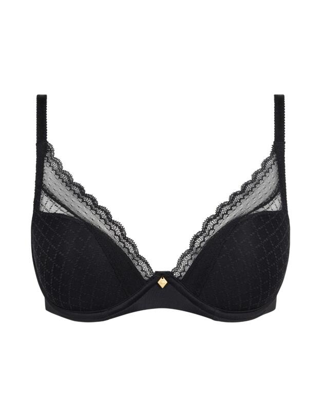 Chantelle Norah Chic Plunge T-Shirt Bra Black