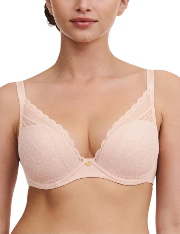 Chantelle Norah Chic Plunge T-Shirt Bra Soft Pink