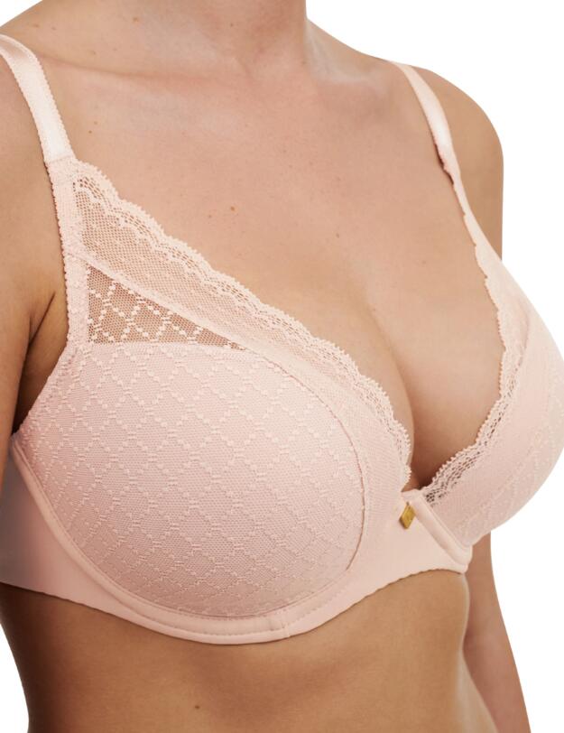 Chantelle Norah Chic Plunge T-Shirt Bra Soft Pink