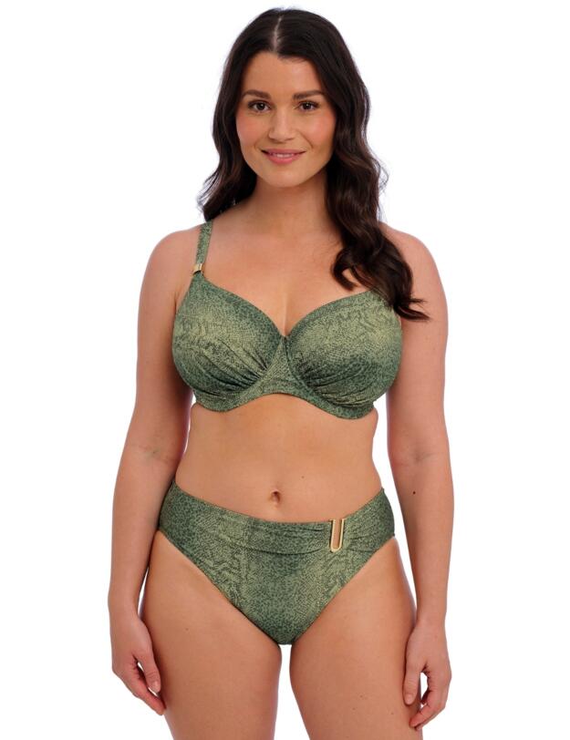 Fantasie Maya Bay Underwired Gathered Full Cup Bikini Top Peridot