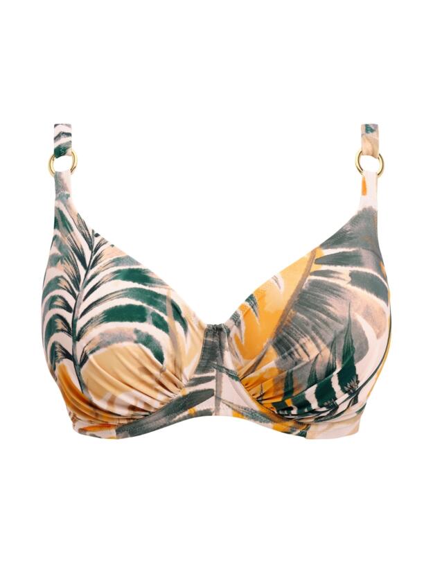 Fantasie Maya Bay Underwired Gathered Full Cup Bikini Top Warm Sunset