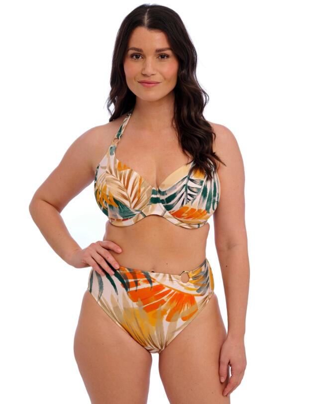 Fantasie Maya Bay Underwired Halter Bikini Top Warm Sunset
