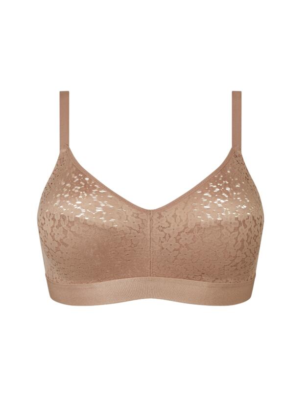 Chantelle Norah Non-Wired Support Bra Coffee Latte