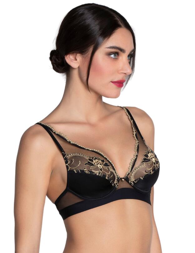 Lise Charmel Eblouissante Icone Glam Push Up Bra Or Nuit