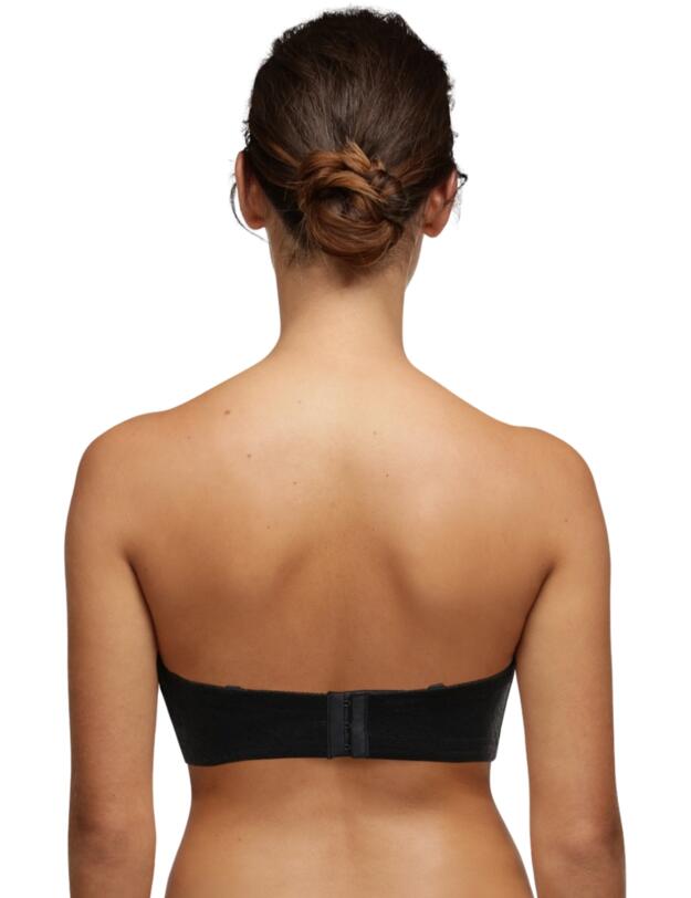 Chantelle Norah Bandeau Strapless T-Shirt Bra Black