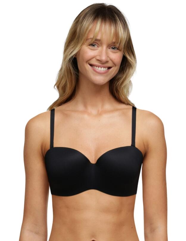 Chantelle Norah Bandeau Strapless T-Shirt Bra Black