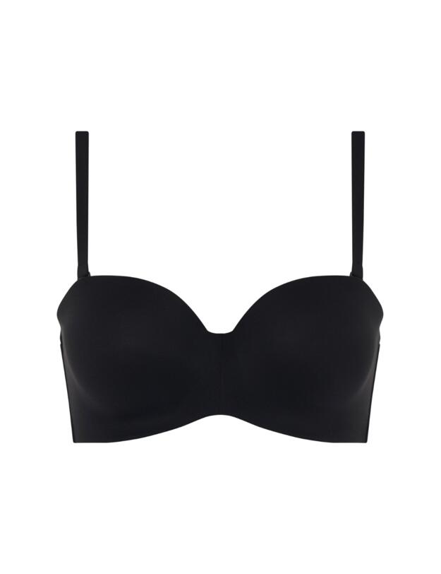 Chantelle Norah Bandeau Strapless T-Shirt Bra Black