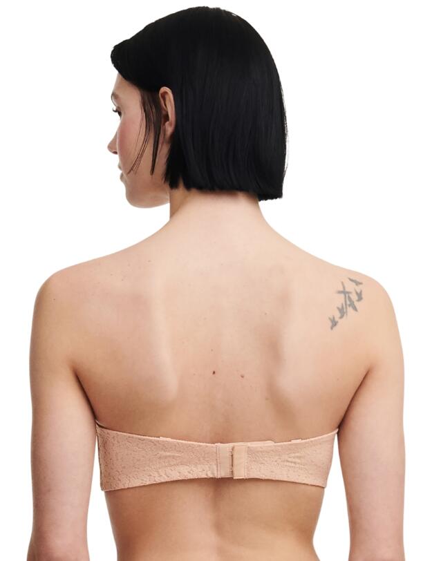 Chantelle Norah Bandeau Strapless T-Shirt Bra Golden Beige