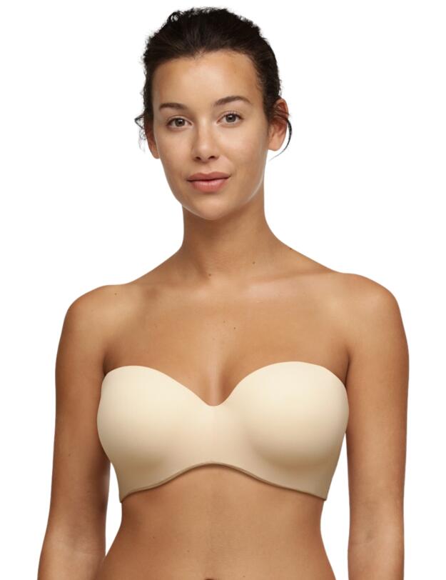 Chantelle Norah Bandeau Strapless T-Shirt Bra Dusky Pink