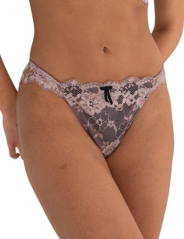 Pour Moi Amour Brazilian Brief Mink/Slate