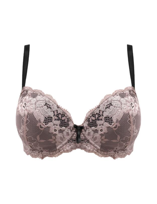 Pour Moi Amour Padded Underwired Bra Mink/Slate