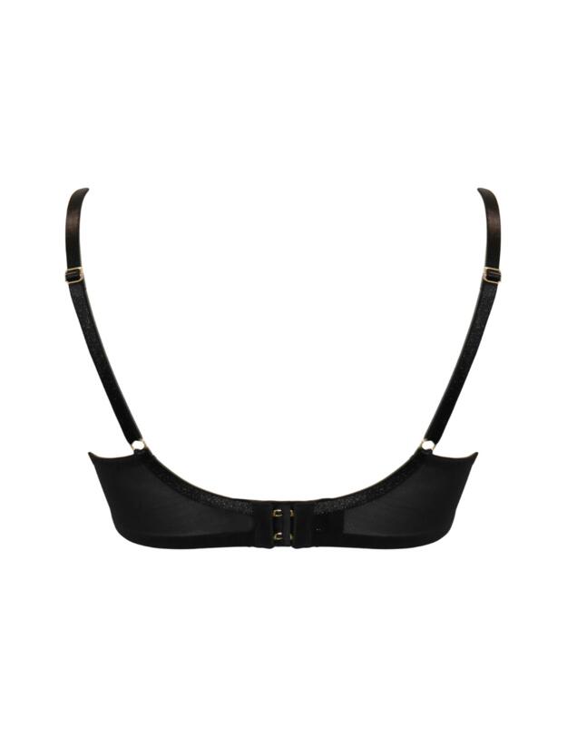 Pour Moi Desire Padded Bra Black/Red