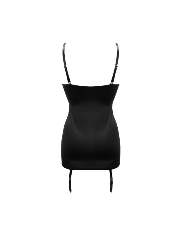 Pour Moi Desire Cami Suspender Dress Black/Red