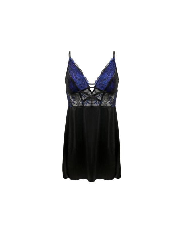 Pour Moi After Hours Chemise Black/Blue