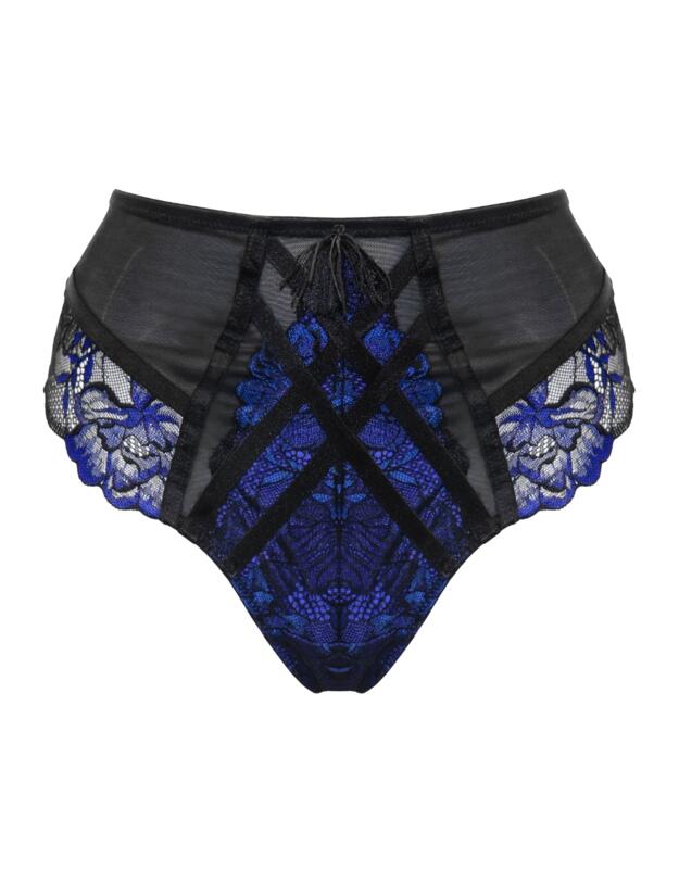 Pour Moi After Hours High Waisted Brief Black/Blue 