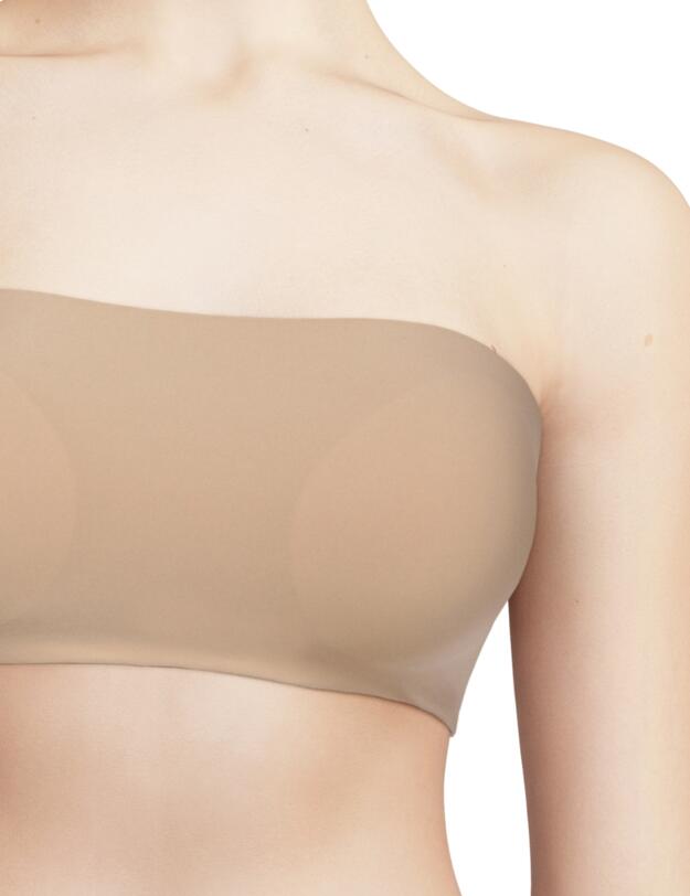 Chantelle Soft Stretch Padded Bandeau Nude Sand