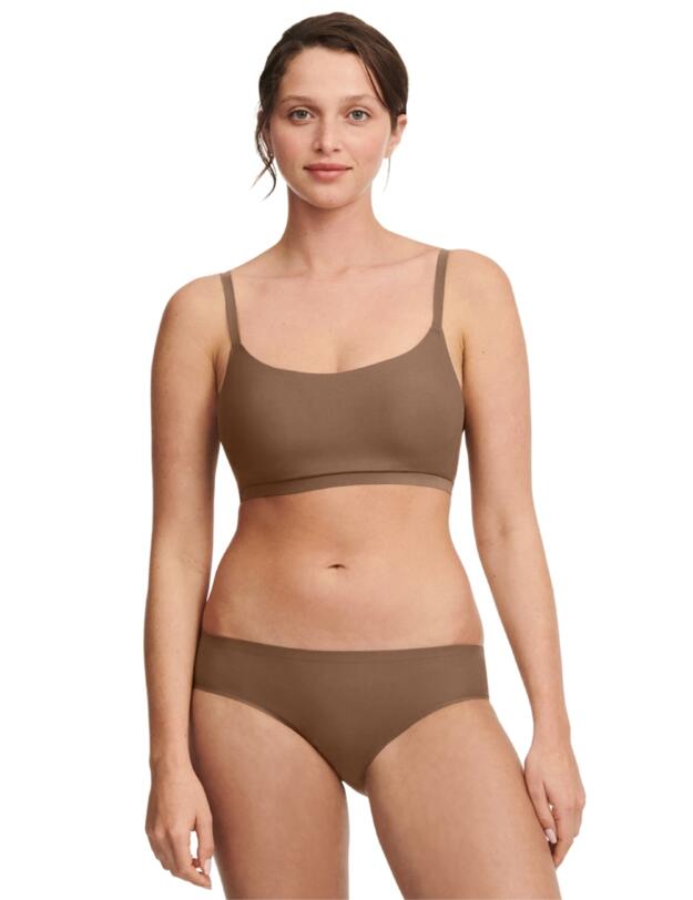 Chantelle Soft Stretch Padded Bralette Cocoa