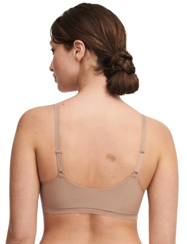 Chantelle Soft Stretch Padded Bralette Coffee Latte