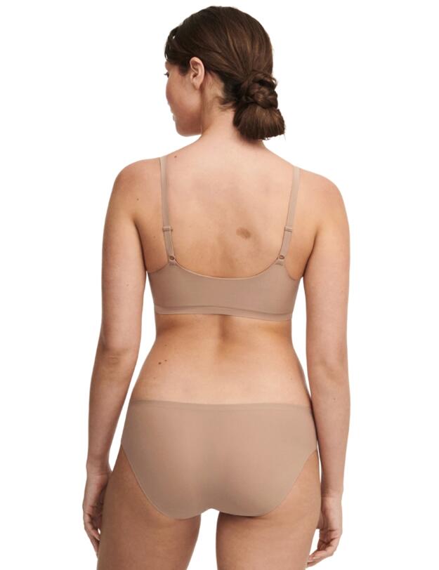 Chantelle Soft Stretch Padded Bralette Coffee Latte