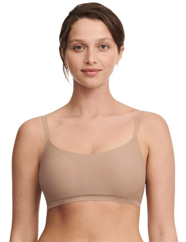 Chantelle Soft Stretch Padded Bralette Coffee Latte