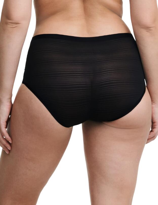 Chantelle SoftStretch Stripes Full Brief Black