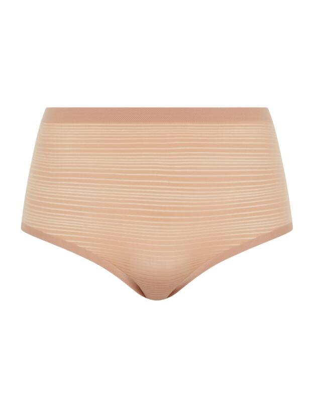 Chantelle SoftStretch Stripes Full Brief Clay Nude