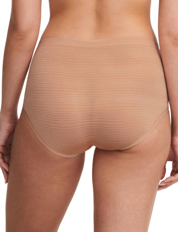 Chantelle SoftStretch Stripes Full Brief Clay Nude