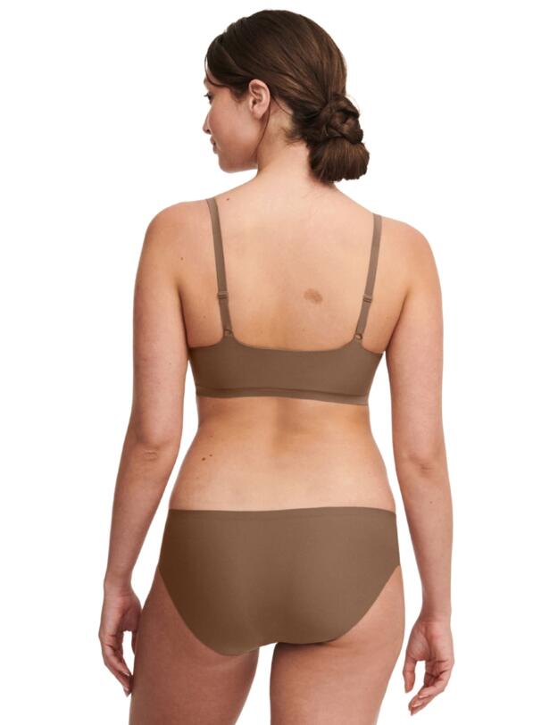 Chantelle Soft Stretch Brazilian Brief Cocoa