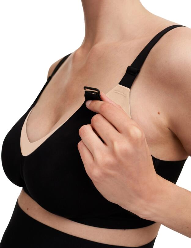 Chantelle Pure Maternity Nursing Bra Black