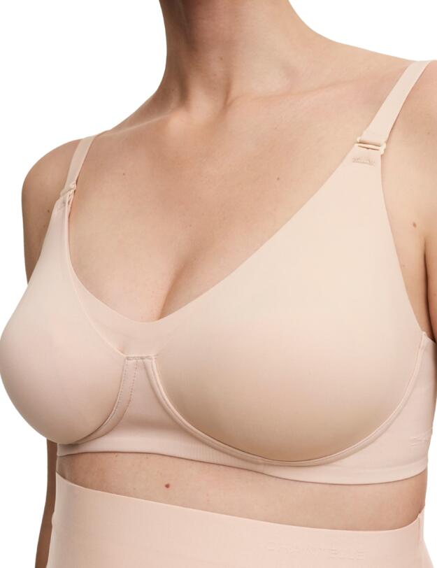 Chantelle Pure Maternity Nursing Bra Golden Beige