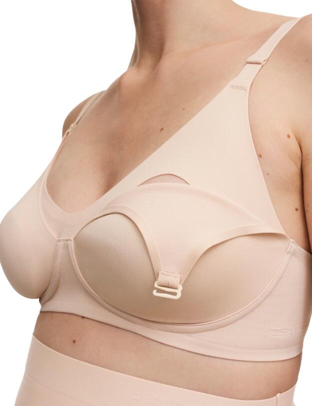 Chantelle Pure Maternity Nursing Bra Golden Beige