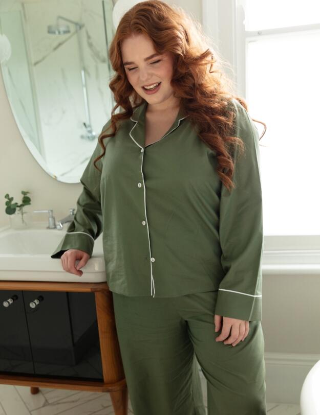 Cyberjammies Hotel Pyjamas Pyjama Set Sage