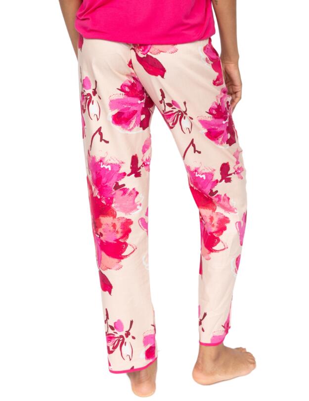 Cyberjammies Aria Floral Print Pyjama Bottoms Peach Mix